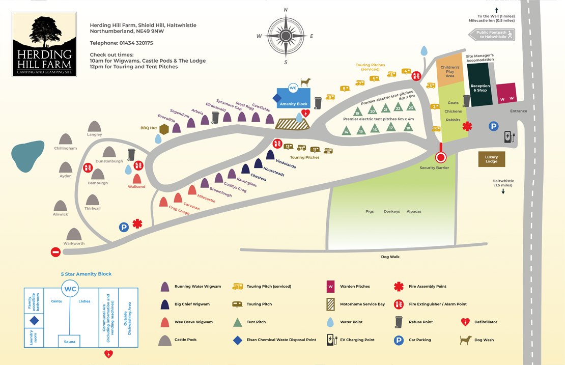 Herding Hill Farm Map